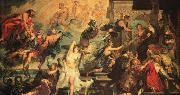 RUBENS, Pieter Pauwel The Apotheosis of Henry IV and the Proclamation of the Regency of Marie de Medicis on May Germany oil painting artist